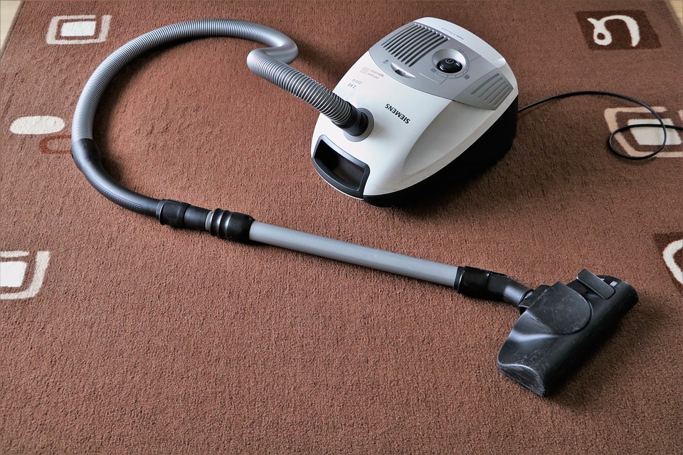 White vacuum cleaner
