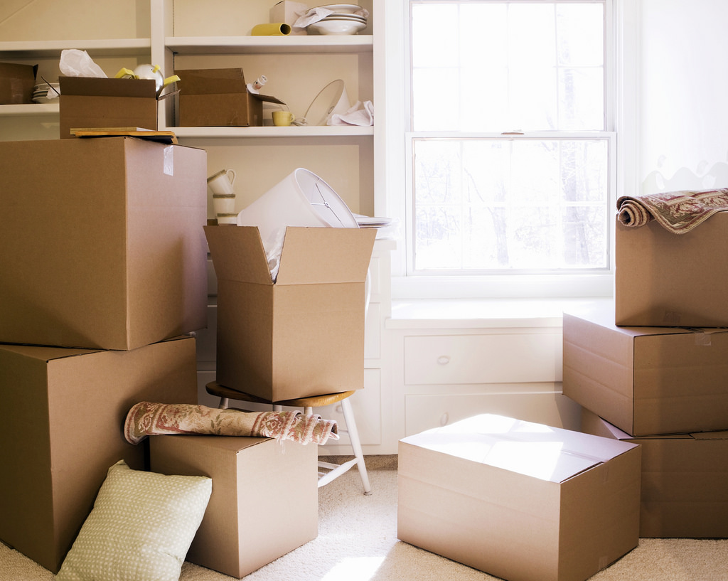 Pile of boxes